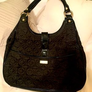 Vera Bradley black quilted style purse